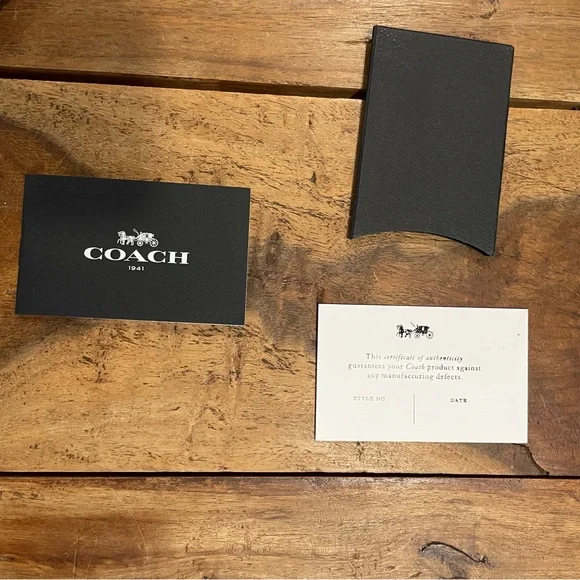 Coach 1941 Glovetanned Leather Bright Pink Clutch Wristlet with Paperwork - Picture 7 of 16